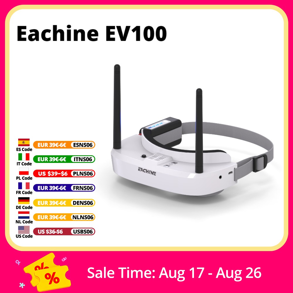 Eachine EV100 720*540 5.8G 72C - Drone Battery Box 评论和价格
