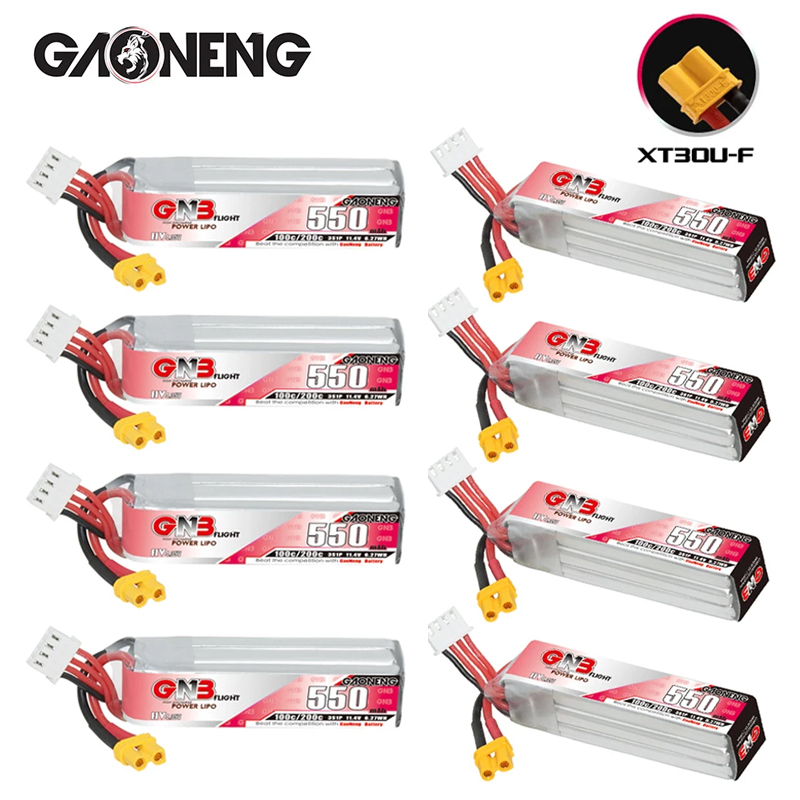 GNB HV 11.4V 550mAh 100C/200C  - Drone Battery 3S 评论和价格