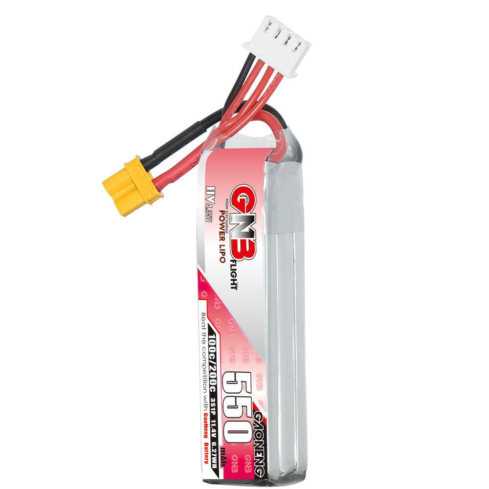 GNB HV 11.4V 550mAh 100C/200C  - Drone Battery 3S 评论和价格