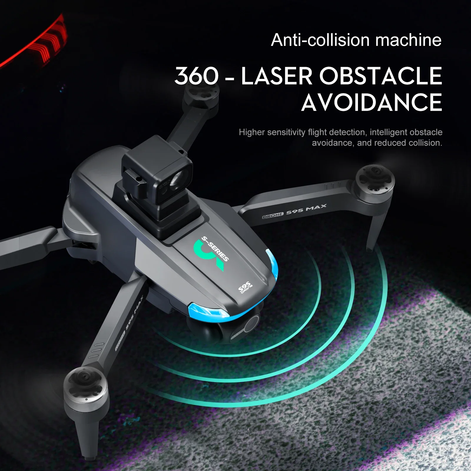 NEW S9S MAX MINI Drone 4K 2-Ax - Drone Battery Box 评论和价格