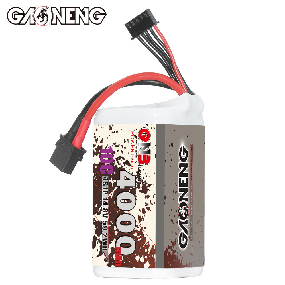 GNB 4000mAh 4S 14.8V 10C 20C W - Drone Battery Li-Ion 评论和价格