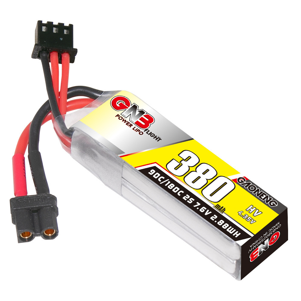 GNB 2S 7.6V 380mAh 90C/180C Li - Drone Battery Lipo 评论和价格