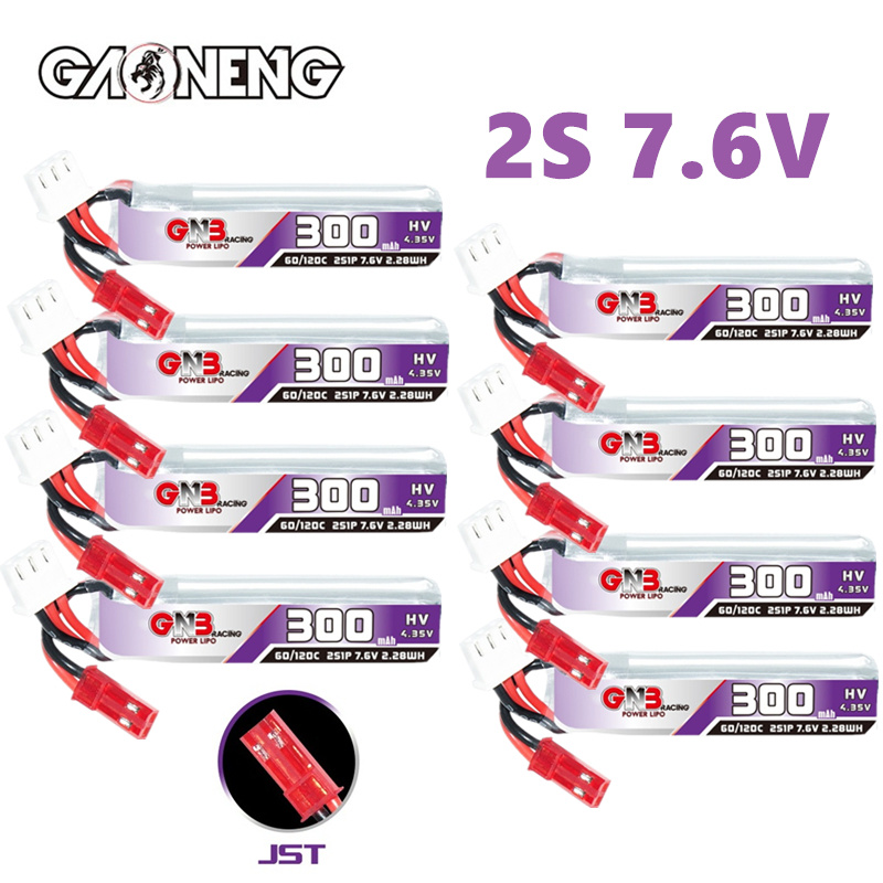 GAONENG GNB 2S 7.6V 300mAh 60C - Drone Battery Lipo 评论和价格